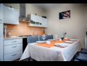 Maisons de vacances Paradiso - quiet island resort : H(6+2) Baie Parja (Vis) - Île de Vis  - Croatie  - H(6+2): cuisine salle à manger