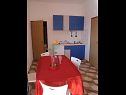 Appartements Sor - on the beach: SA1(2+1), A1(4+1), A2(2+2), A3(2+2) Bibinje - Riviera de Zadar  - Appartement - A1(4+1): cuisine salle à manger