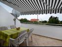Appartements Mimi - free parking and barbecue: A1(2+2), A2(2+2) Nin - Riviera de Zadar  - Appartement - A2(2+2): terrasse