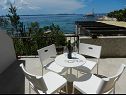 Appartements Andri - 5 m from the beach : A1(4), A2-donji(2+2) Petrcane - Riviera de Zadar  - Appartement - A2-donji(2+2): terrasse