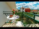Maisons de vacances Katy - free private parking and garden: H(7+1) Posedarje - Riviera de Zadar  - Croatie  - H(7+1): vue du balcon