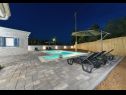Maisons de vacances Ani 1 - with pool : H(6) Privlaka - Riviera de Zadar  - Croatie  - H(6): terrasse