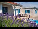 Maisons de vacances Ani 1 - with pool : H(6) Privlaka - Riviera de Zadar  - Croatie  - maison