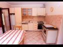 Appartements Mario - with garden: A1(2+2), A2(4+2) Razanac - Riviera de Zadar  - Appartement - A2(4+2): cuisine salle à manger