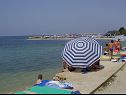 Appartements Marietta - sea view: A1(2+2), A2(2+2) Rtina - Riviera de Zadar  - plage
