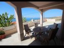 Appartements Andrija - with great view: A1(2), A2(4), A3(4+1), A4(2+1) Rtina - Riviera de Zadar  - Appartement - A2(4): terrasse