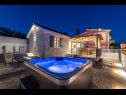 Maisons de vacances Sanya - stone house with outdoor hot tub: H(4) Sukosan - Riviera de Zadar  - Croatie  - maison