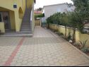 Appartements Vanja - terrace & BBQ A1(4+2), A2(4+1) Vir - Riviera de Zadar  - cour