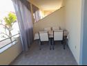 Appartements Vanja - terrace & BBQ A1(4+2), A2(4+1) Vir - Riviera de Zadar  - Appartement - A2(4+1): terrasse