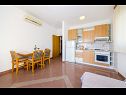 Appartements Petin - 5m from the sea: A1(2+2), A2(2+2) Zadar - Riviera de Zadar  - Appartement - A1(2+2): cuisine salle à manger