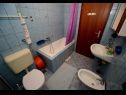 Appartements Ankica - 150 m from beach: A1(2+2), A2(5), A3(4+1), A4(2+2) Zadar - Riviera de Zadar  - Appartement - A3(4+1): salle de bain W-C
