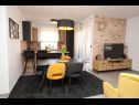 Appartements Mat-deluxe with free parking: A1(4) Zadar - Riviera de Zadar  - Appartement - A1(4): cuisine salle à manger