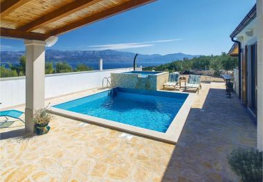 Maisons de vacances Kristiana - open swimming pool: H(7) Supetar - Île de Brac  - Croatie 