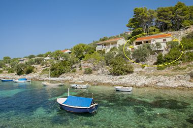 Maisons de vacances Villa Bistrana - 15m from sea: H(4) Baie Tankaraca (Vela Luka) - Île de Korcula  - Croatie 