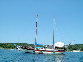 Embarcation a voiles - Gulet Ilario (code:CRY 303) - Opatija - Kvarner  - Croatie 