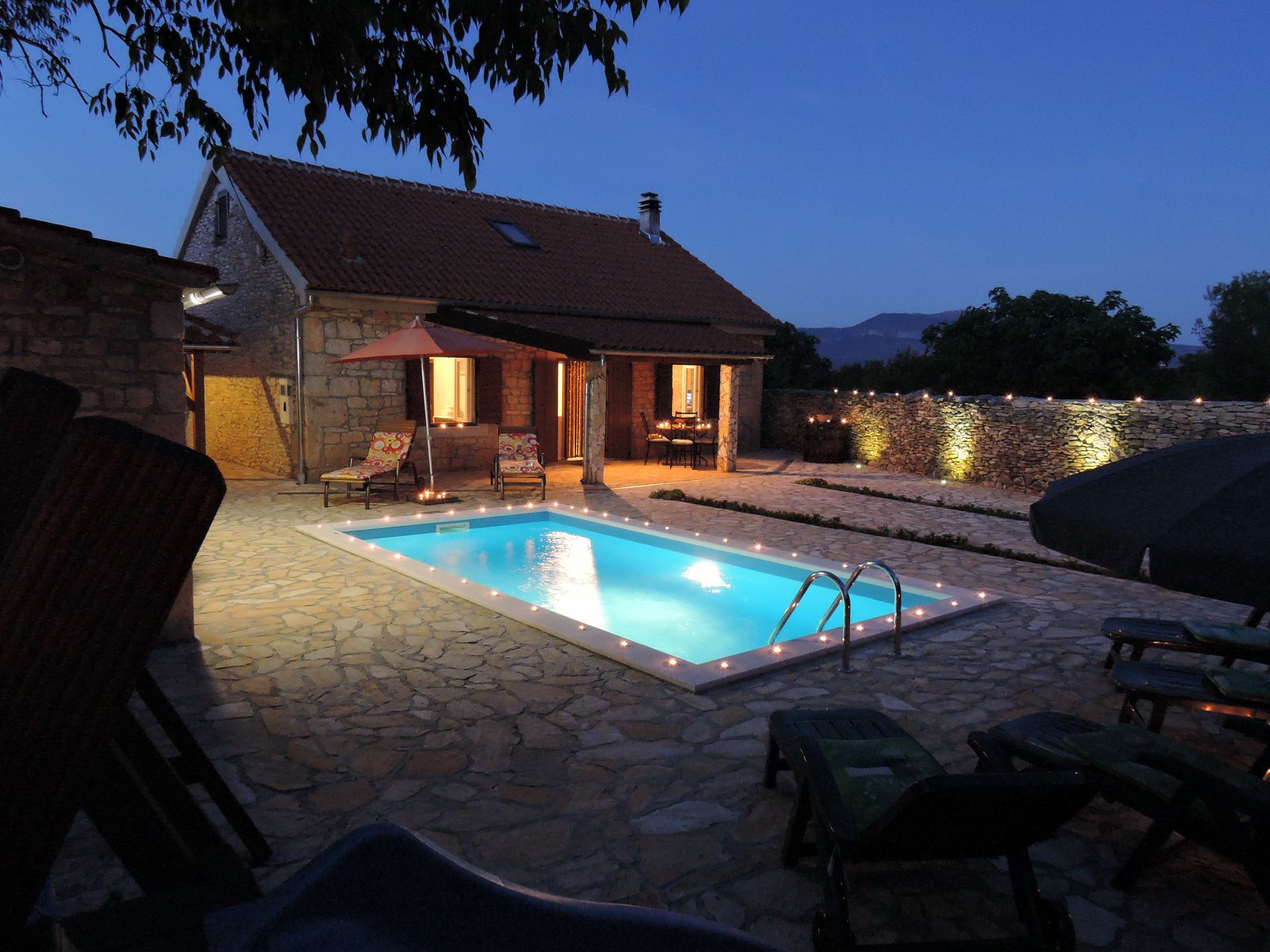 Maisons de vacances Tihomir - with pool : H(6+2) Drnis - Riviera de Sibenik  - Croatie 